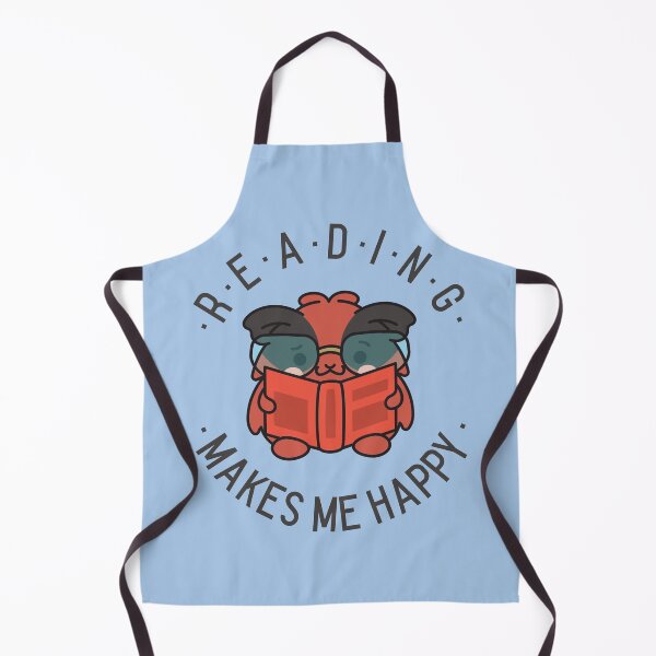 Item preview, Reading Makes Me Happy - Reading Owl designed and sold by LKDesigns24.