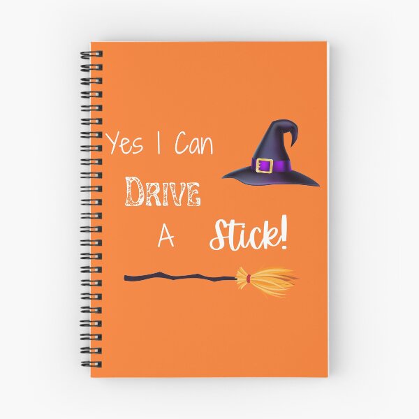 Item preview, Yes I Can Drive A Stick, Funny Witch Quote, Happy Halloween designed and sold by MamaSweetea.