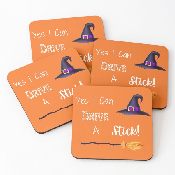 Item preview, Yes I Can Drive A Stick, Funny Witch Quote, Happy Halloween designed and sold by MamaSweetea.