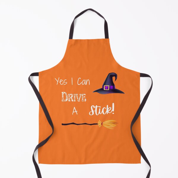 Item preview, Yes I Can Drive A Stick, Funny Witch Quote, Happy Halloween designed and sold by MamaSweetea.