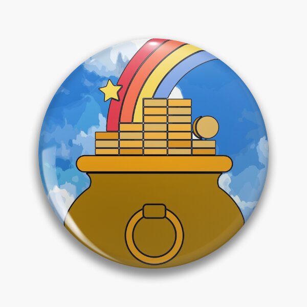 Item preview, Rainbow With Boiler Pot Full Of Gold designed and sold by flofin.