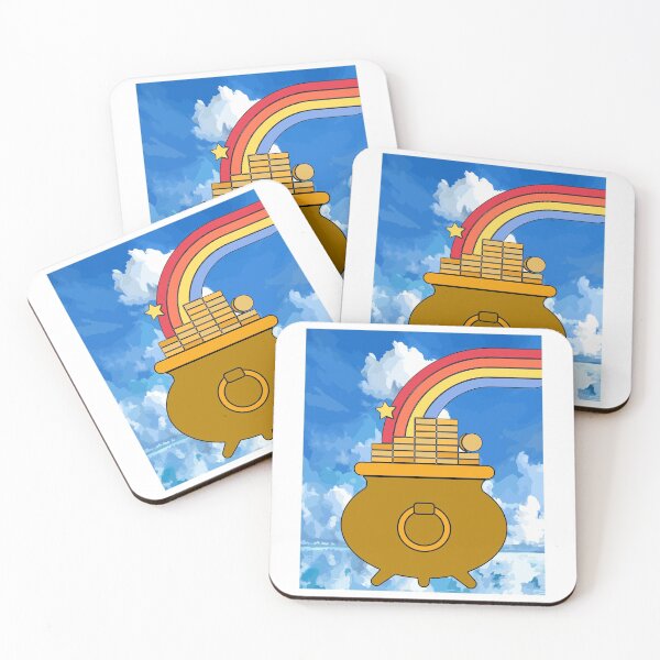 Item preview, Rainbow With Boiler Pot Full Of Gold designed and sold by flofin.