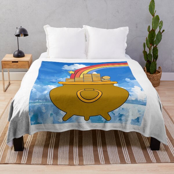 Item preview, Rainbow With Boiler Pot Full Of Gold designed and sold by flofin.