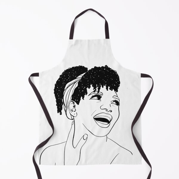Item preview, Black And White Line Art Female Portrait designed and sold by artsandsoul.