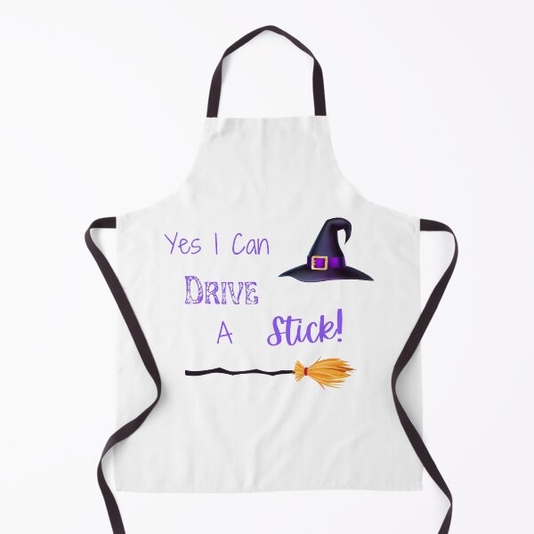 Item preview, Yes I Can Drive A Stick, Funny Witch Quote, Happy Halloween designed and sold by MamaSweetea.