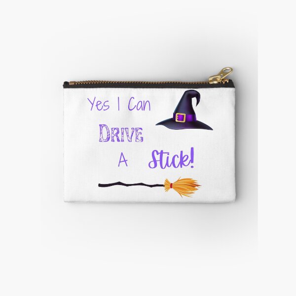 Item preview, Yes I Can Drive A Stick, Funny Witch Quote, Happy Halloween designed and sold by MamaSweetea.