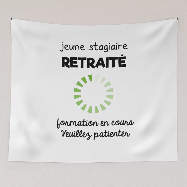 Aperçu de l'œuvre tee shirt jeune retraité créée et vendue par Catcrea.