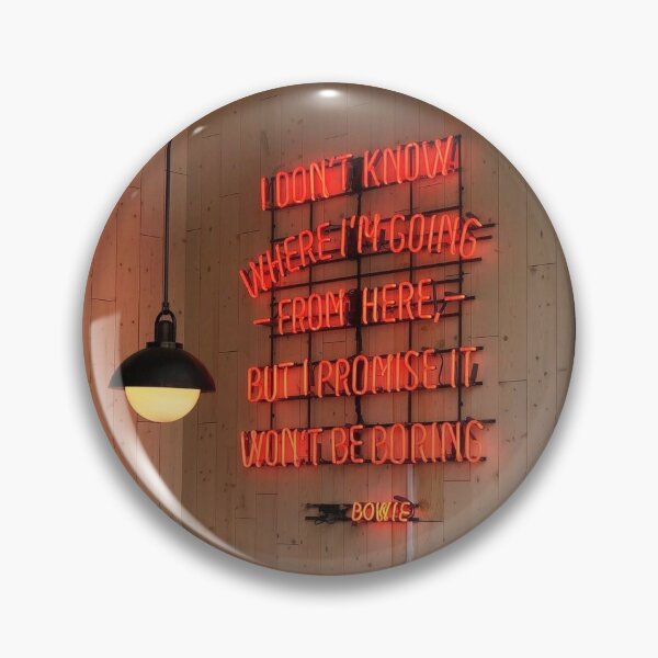 Item preview, David Bowie Quote designed and sold by jenniferloring.