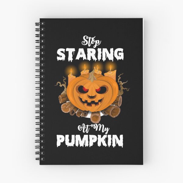 Item preview,  Stop Staring At My Pumpkins, funny pumpkin face halloween costumes designed and sold by NiceSpot.