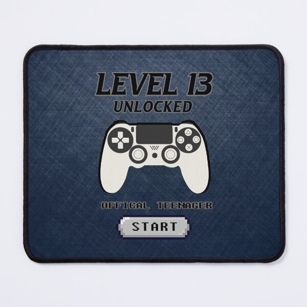 Item preview, Level 13 Unlocked Official Teenager | Vintage Funny 13th Birthday game lover teen gift designed and sold by JooArtPrints ★★★★★.