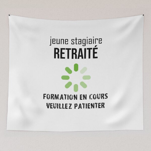 Aperçu de l'œuvre tee shirt jeune retraité créée et vendue par Catcrea.