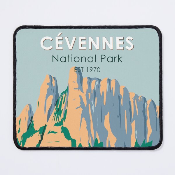 Item preview, Cevennes National Park France Vintage designed and sold by KrisSidDesigns.