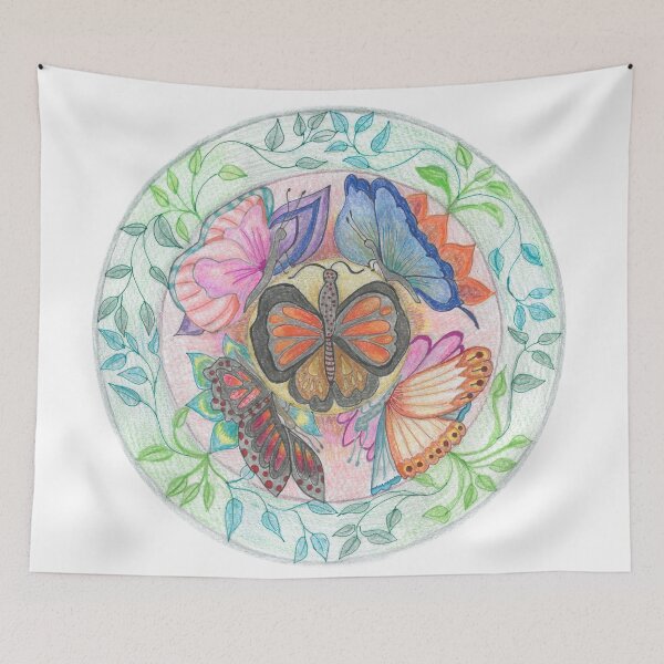 Item preview, Mandala Butterflies resting designed and sold by CarlaBedia.
