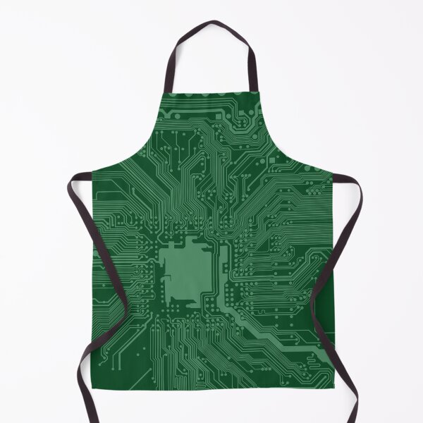 Item preview, Green Geek Motherboard Circuit Pattern designed and sold by livianasgifts.