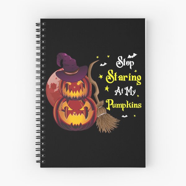 Item preview,  Stop Staring At My Pumpkins, funny pumpkin face halloween costumes designed and sold by NiceSpot.