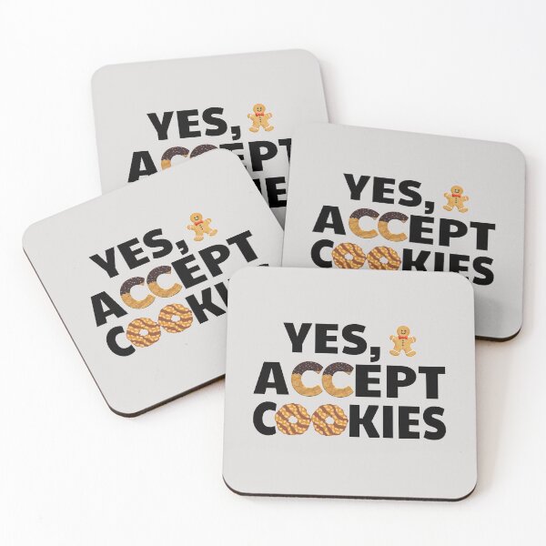 Item preview, I accept cookies funny computer nerd internet pun  designed and sold by portrait4you.