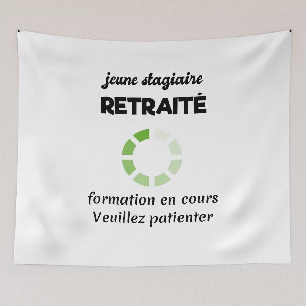 Aperçu de l'œuvre tee shirt jeune retraité créée et vendue par Catcrea.