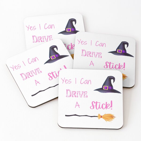 Item preview, Yes I Can Drive A Stick, Funny Witch Quote, Happy Halloween designed and sold by MamaSweetea.