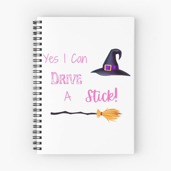 Item preview, Yes I Can Drive A Stick, Funny Witch Quote, Happy Halloween designed and sold by MamaSweetea.