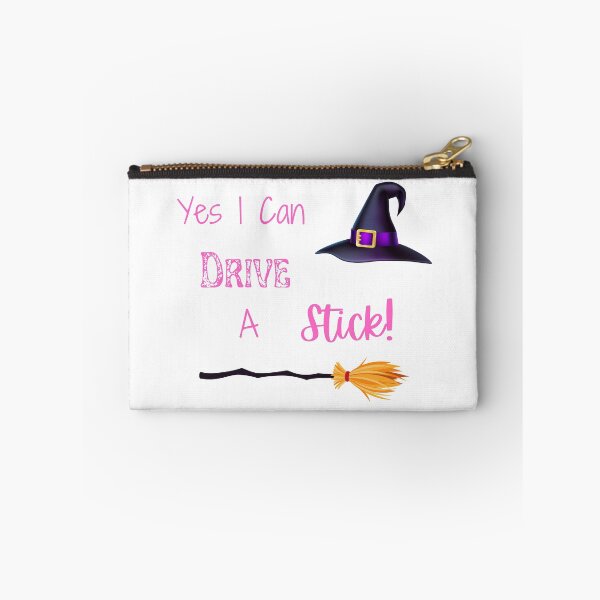 Item preview, Yes I Can Drive A Stick, Funny Witch Quote, Happy Halloween designed and sold by MamaSweetea.