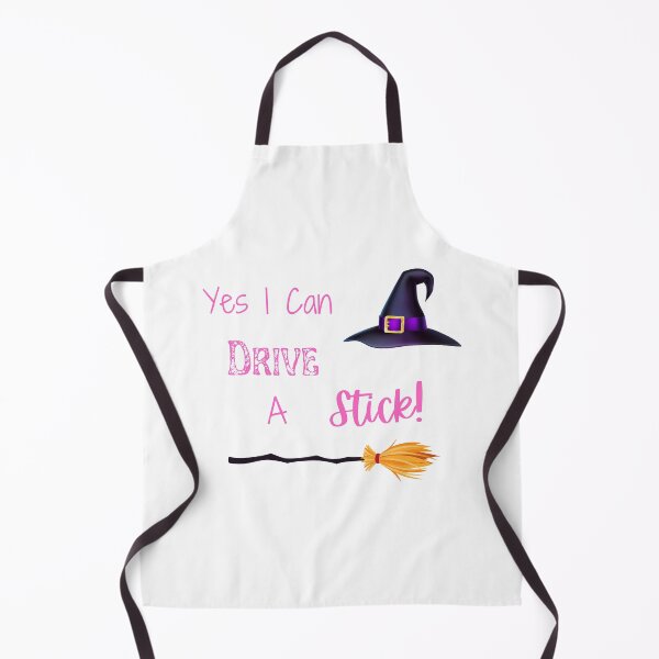 Item preview, Yes I Can Drive A Stick, Funny Witch Quote, Happy Halloween designed and sold by MamaSweetea.