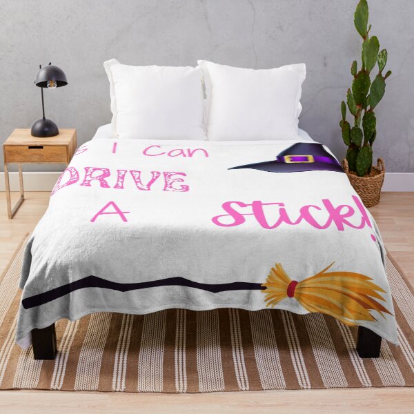 Item preview, Yes I Can Drive A Stick, Funny Witch Quote, Happy Halloween designed and sold by MamaSweetea.