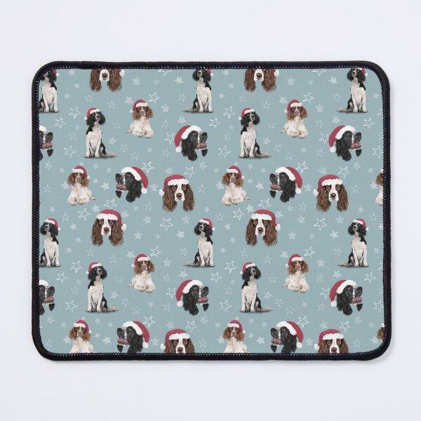 Item preview, The Christmas Springer Spaniel designed and sold by Elspeth Rose Design.