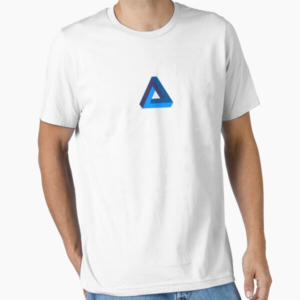 Vista previa del artículo con la obra «Triángulo de Penrose inspirado por Tri-State», diseñado y vendido por T-Shirt-Guy.