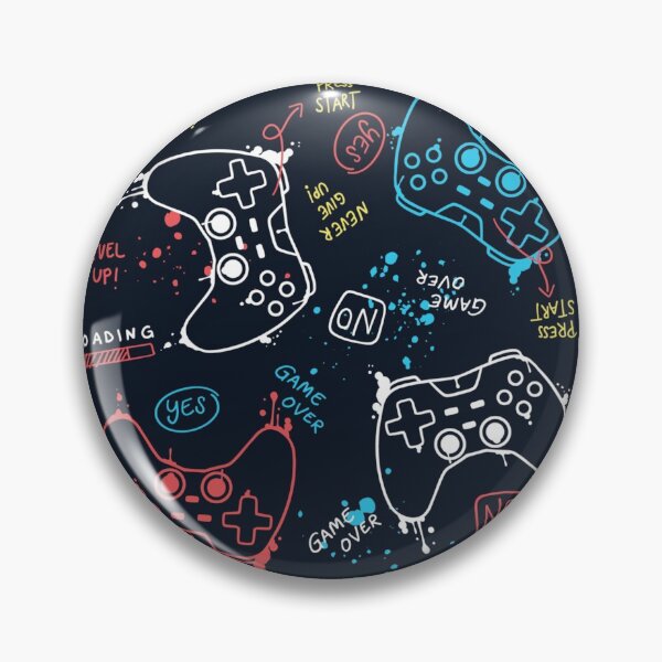 Item preview, Seamless pattern with joysticks designed and sold by Golden-place.