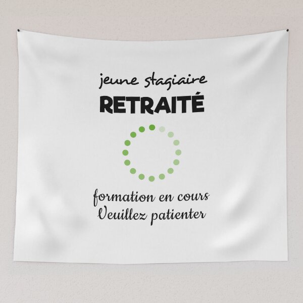 Aperçu de l'œuvre t shirt jeune retraité créée et vendue par Catcrea.