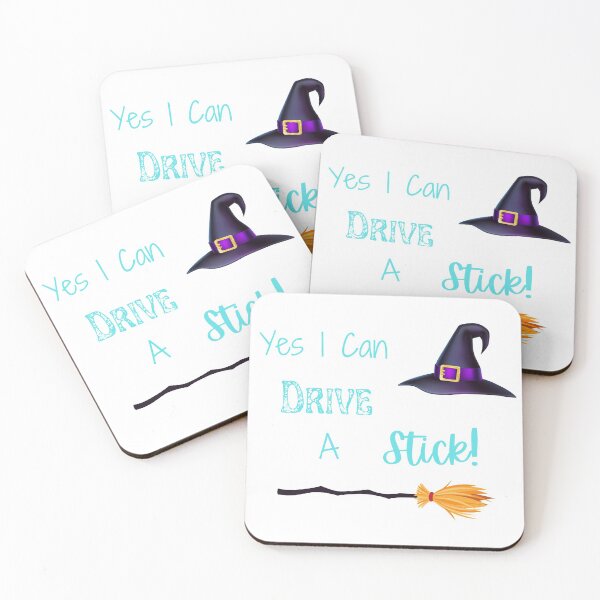 Item preview, Yes I Can Drive A Stick, Funny Witch Quote, Happy Halloween designed and sold by MamaSweetea.