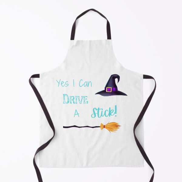 Item preview, Yes I Can Drive A Stick, Funny Witch Quote, Happy Halloween designed and sold by MamaSweetea.