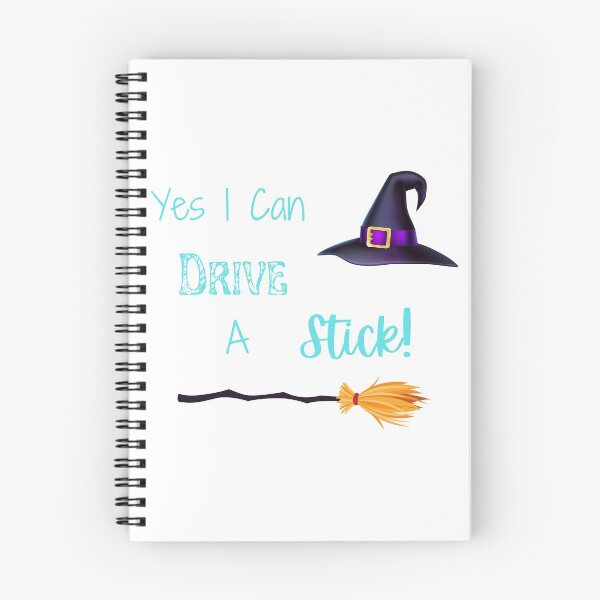 Item preview, Yes I Can Drive A Stick, Funny Witch Quote, Happy Halloween designed and sold by MamaSweetea.