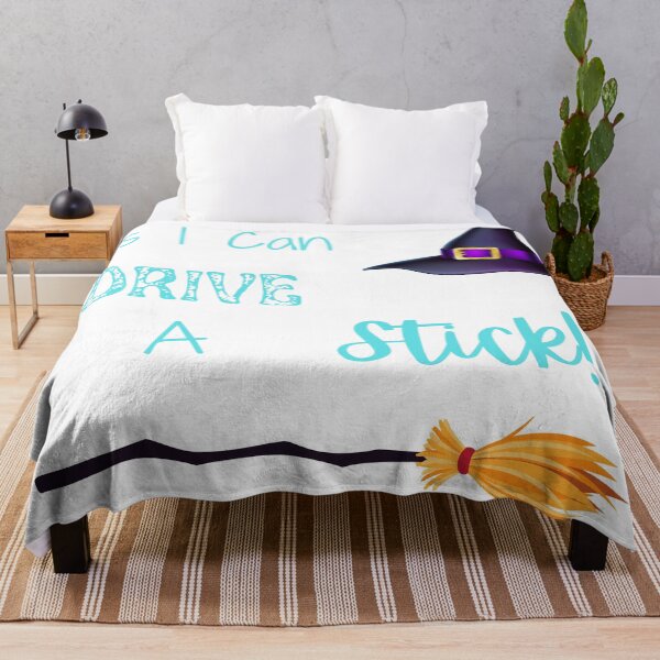 Item preview, Yes I Can Drive A Stick, Funny Witch Quote, Happy Halloween designed and sold by MamaSweetea.