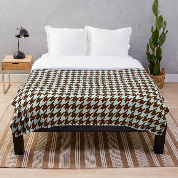 Item preview, Mint Brown Houndstooth  designed and sold by bethdaydreamzz.