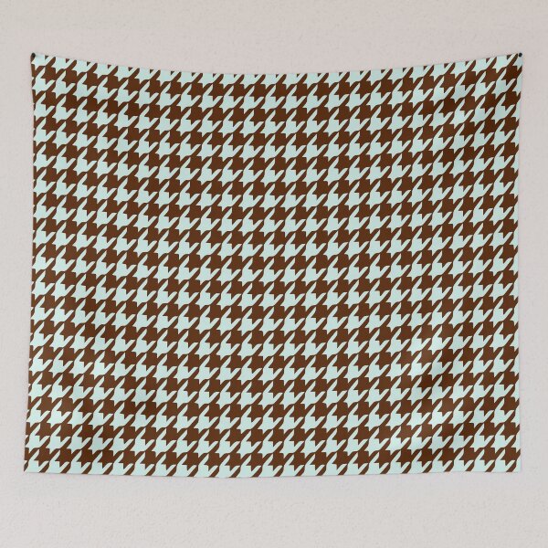 Item preview, Mint Brown Houndstooth  designed and sold by bethdaydreamzz.