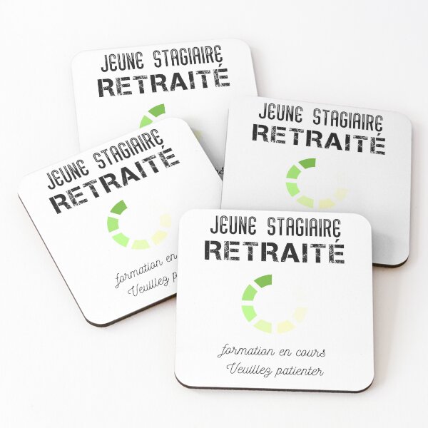 Aperçu de l'œuvre t shirt jeune retraité créée et vendue par Catcrea.