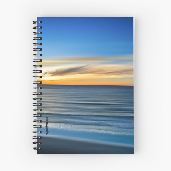 Item preview, Man Walking Beach with Sunset designed and sold by JoyforU.