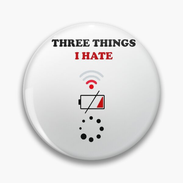 Item preview, Three Things I Hate designed and sold by Colandia.