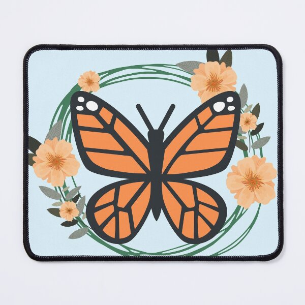 Item preview, Monarch butterfly wreath design designed and sold by mjalred.