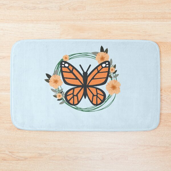 Item preview, Monarch butterfly wreath design designed and sold by mjalred.