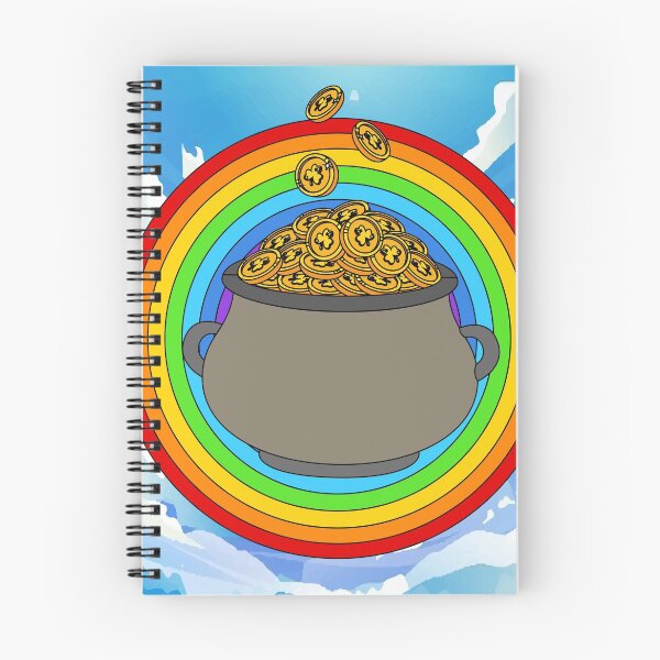 Item preview, Rainbow With Boiler Pot Full Of Gold designed and sold by flofin.