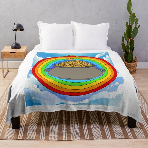 Item preview, Rainbow With Boiler Pot Full Of Gold designed and sold by flofin.