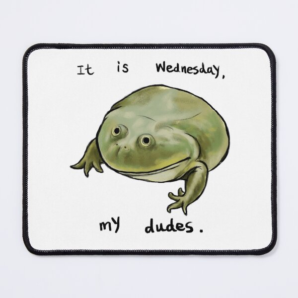 Item preview, Wednesday Frog Art designed and sold by DingHuArt.