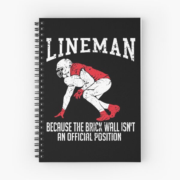 Item preview, Lineman Brick Wall Isn't An Official Position designed and sold by Fabvity.