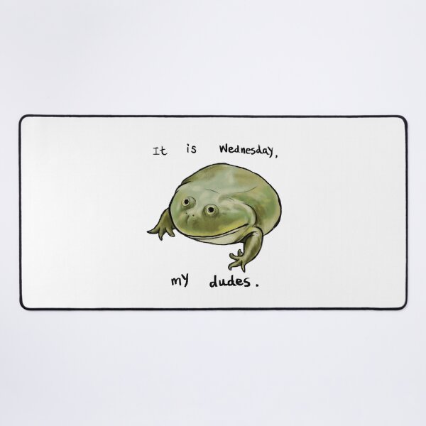 Item preview, Wednesday Frog Art designed and sold by DingHuArt.