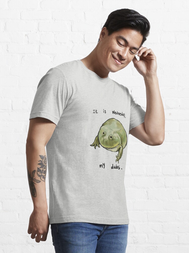 Alternate view of Wednesday Frog Art Essential T-Shirt