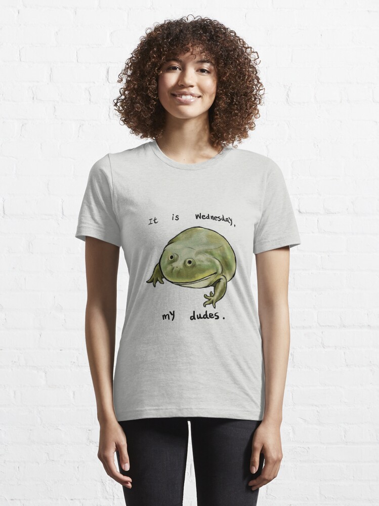 Alternate view of Wednesday Frog Art Essential T-Shirt