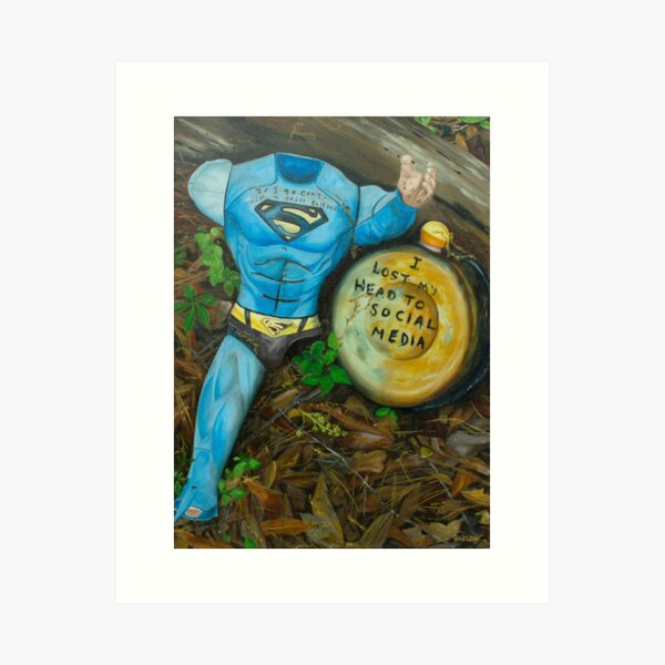 Super Social Art Print