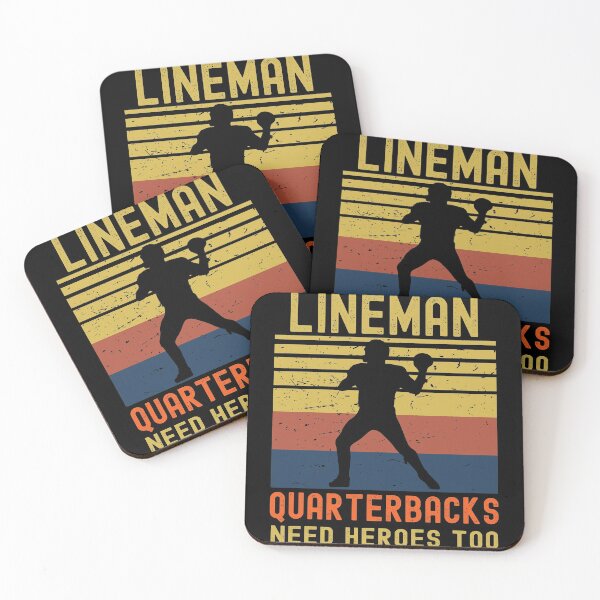 Item preview, Lineman Because Quarterbacks Need Heroes designed and sold by Fabvity.